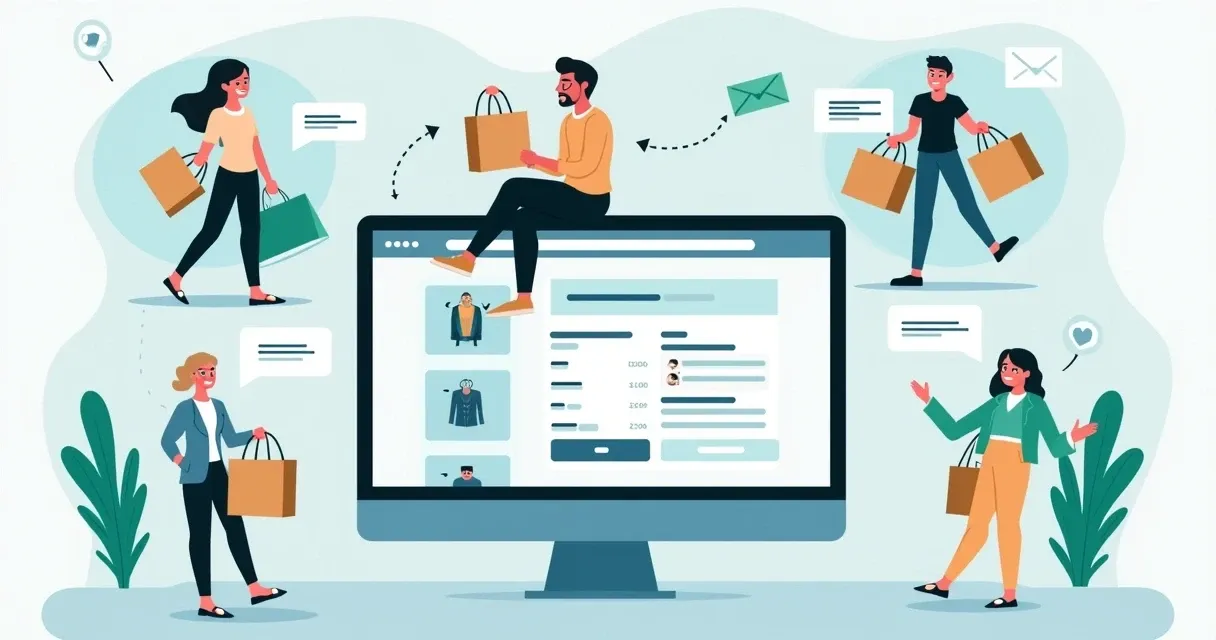 Clientes retornando para comprar novamente em loja online