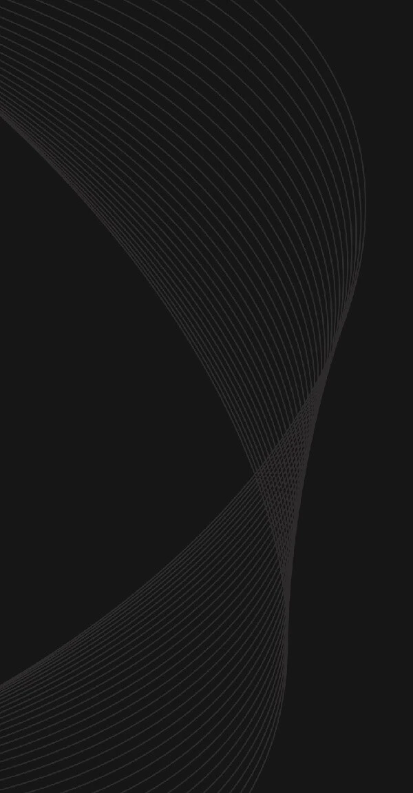 Gráfico abstrato com uma forma escura sobre um fundo azul, sugerindo movimento ou direção.